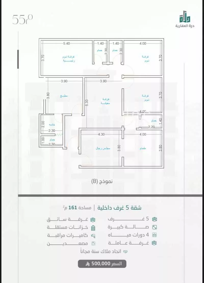 5 bedroom apartment in Taibah, Jeddah 11