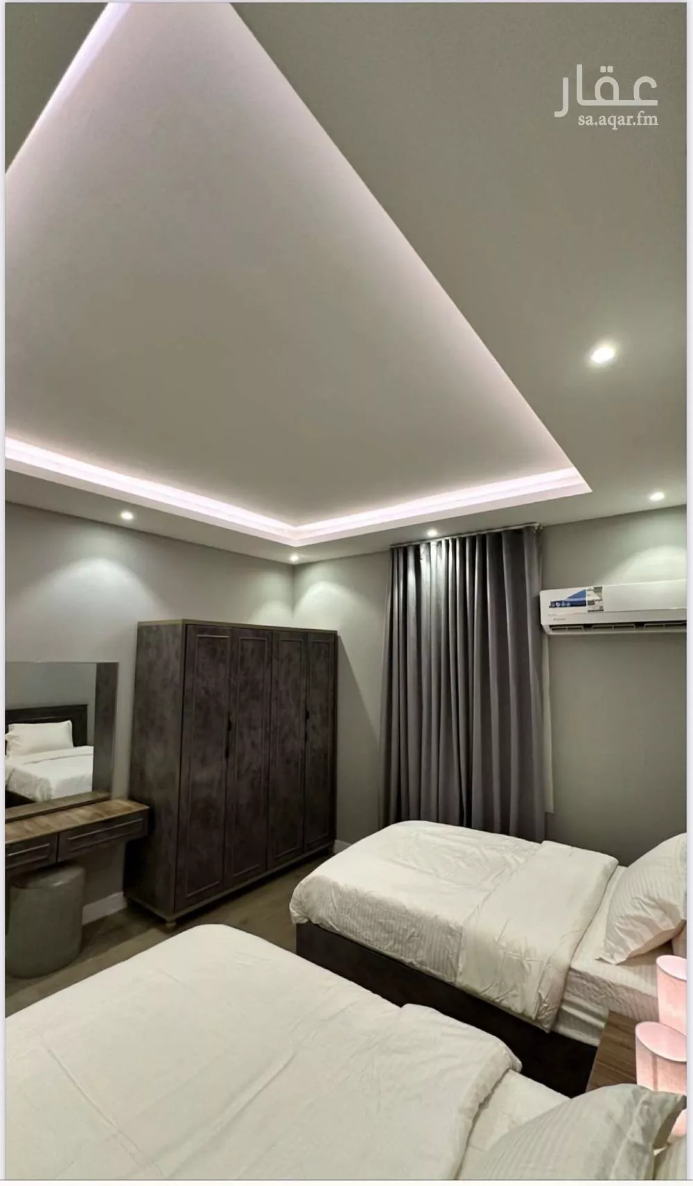 شقة 2 غرف في العقيق 5