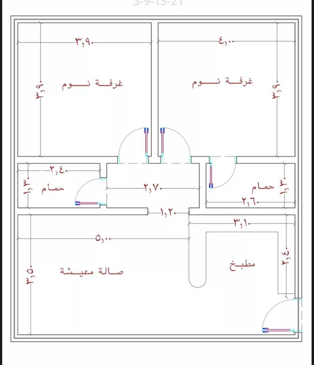 شقة 2 غرف في الصوارى 4