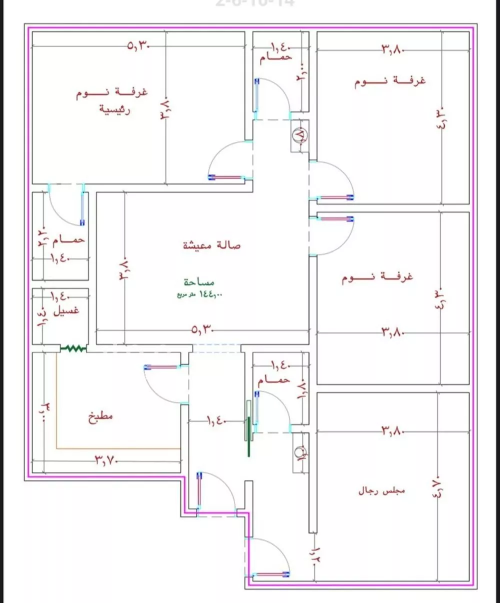 شقة 4 غرف في الصوارى 1