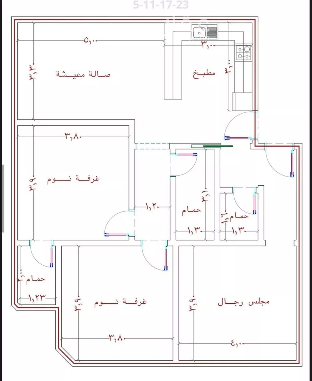 شقة 3 غرف في الصوارى 1