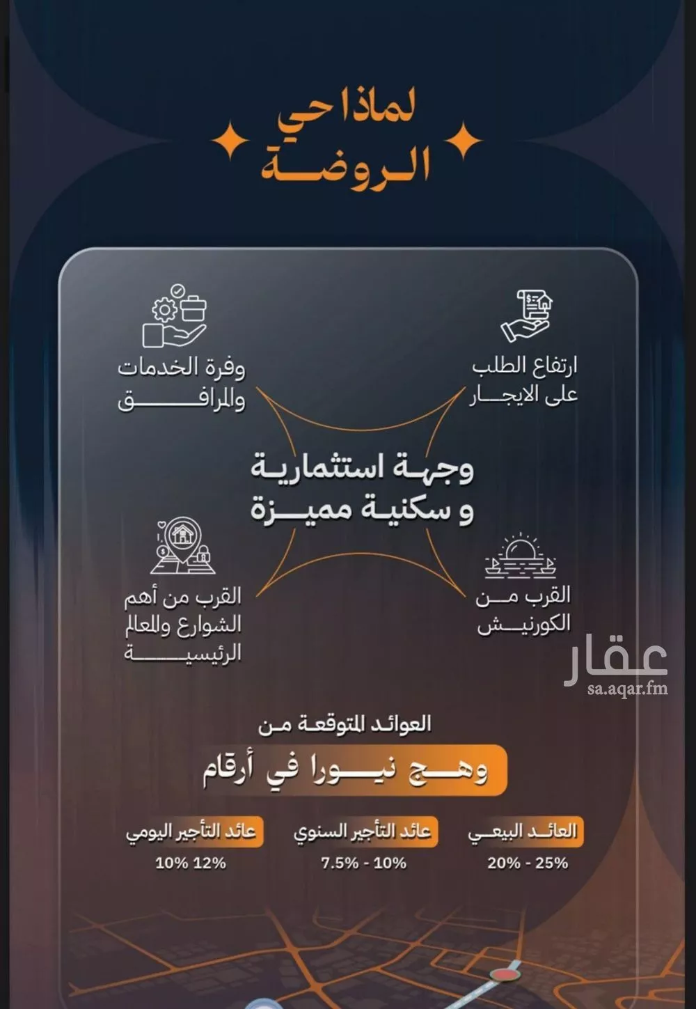 شقة 4 غرف في الروضة 5