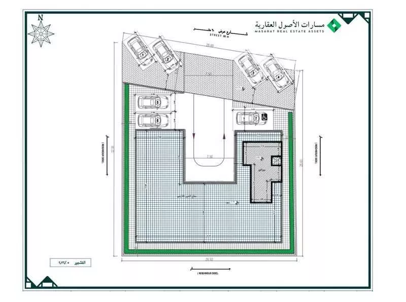 عمارة 820 م² في القادسية 5