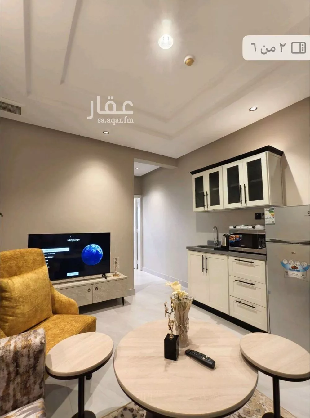 شقة 1 غرف في الملقا 3