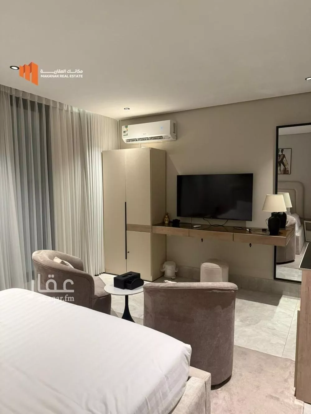 شقة 1 غرف في الحمرا 3