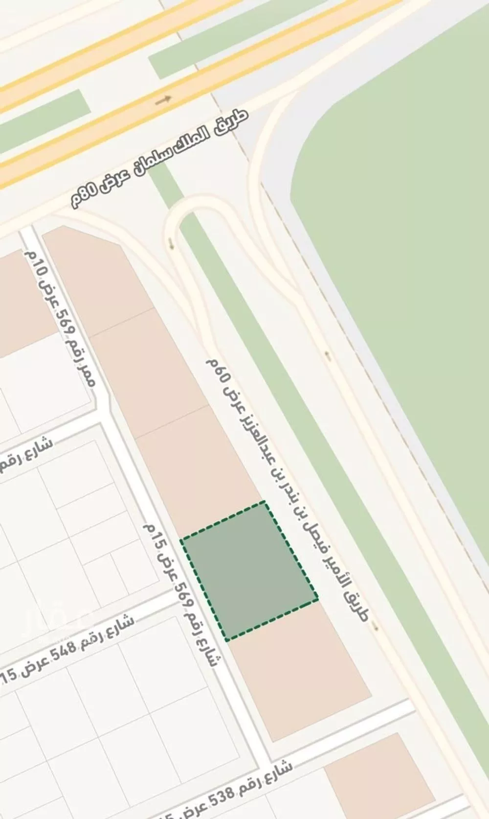 أرض 1583 م² في النرجس 2