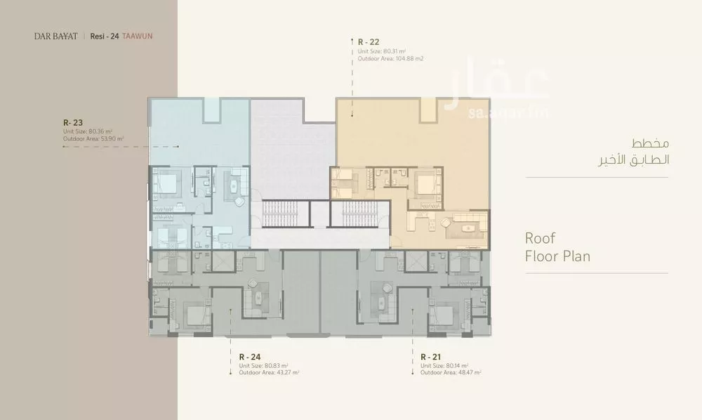 2 bedroom apartment in At Taawon, Riyadh 5