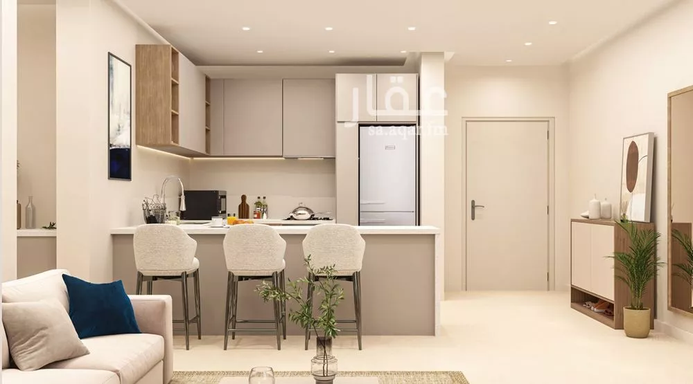 شقة 2 غرف في النرجس 3