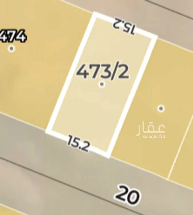 أرض 455 م² في عريض 2
