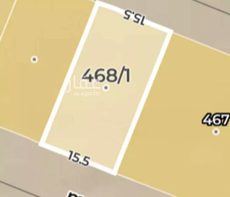 أرض 465 م² في عريض 2