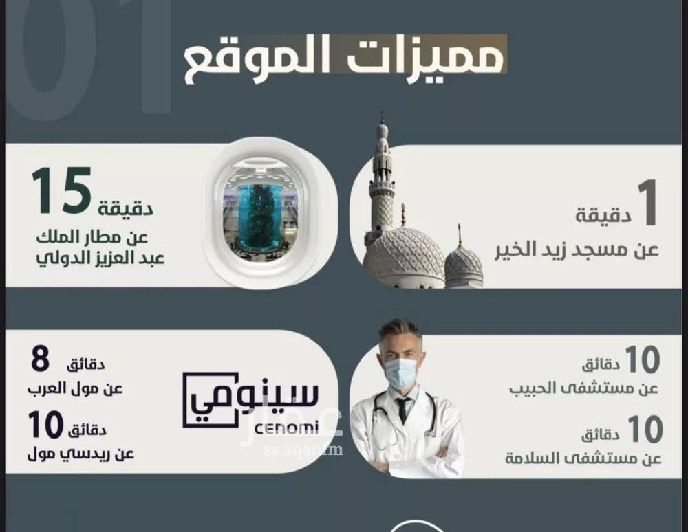 شقة 3 غرف في النعيم 3