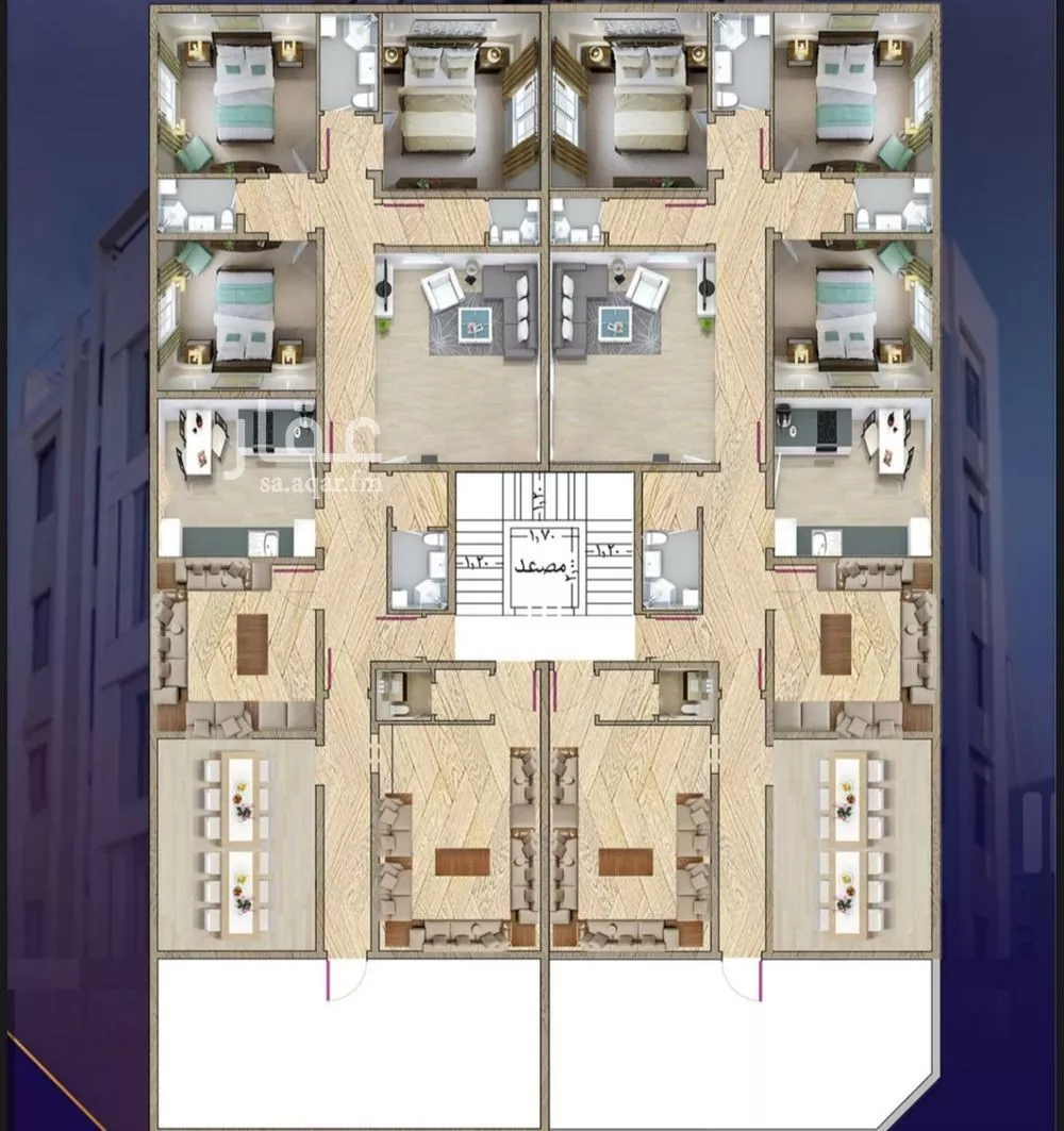 4 bedroom apartment in Muraykh 3