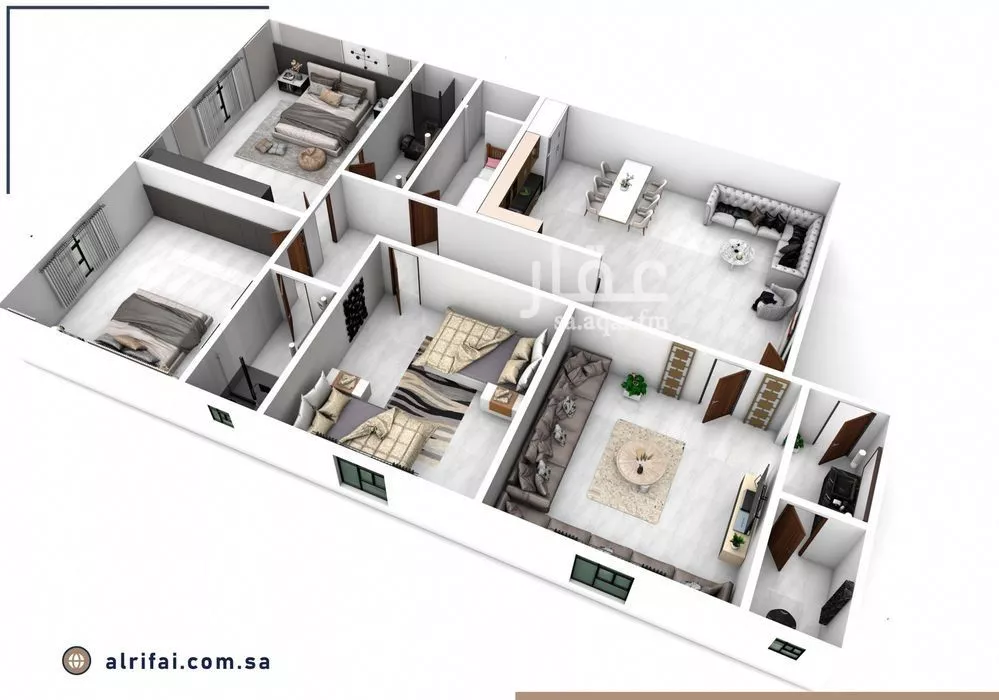 شقة 4 غرف في السلامة 3