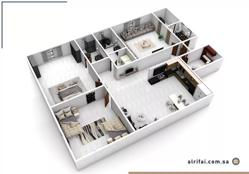 3 bedroom apartment in Al Salamah 5