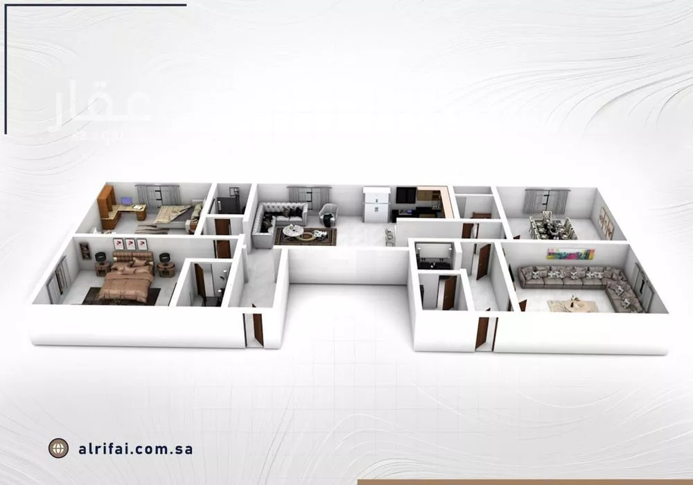 شقة 4 غرف في النعيم 4