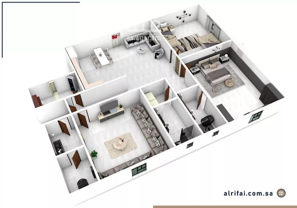 3 bedroom apartment in Al Salamah 3