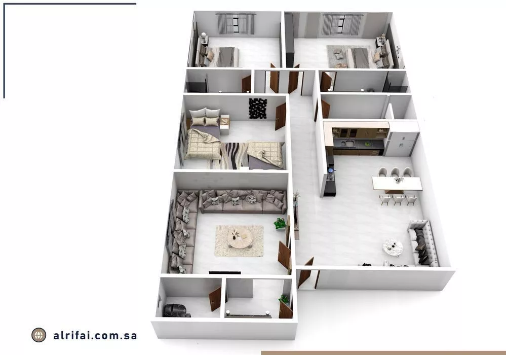 شقة 4 غرف في السلامة 4