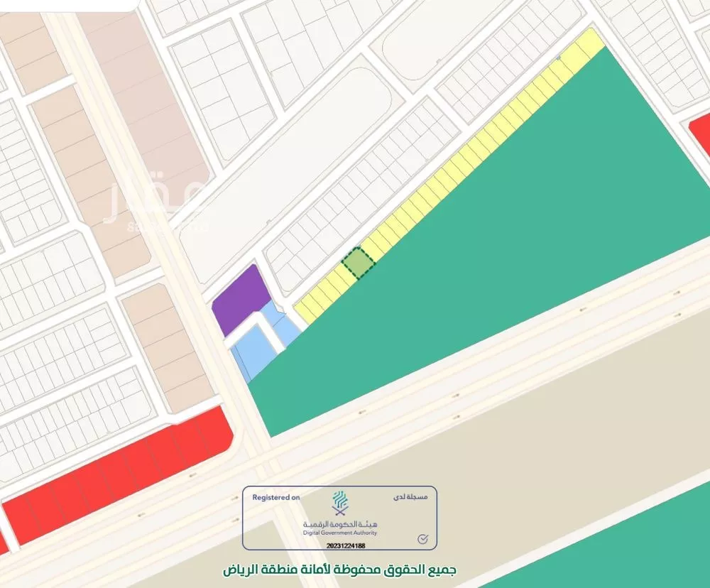 أرض 668 م² في الرمال 2