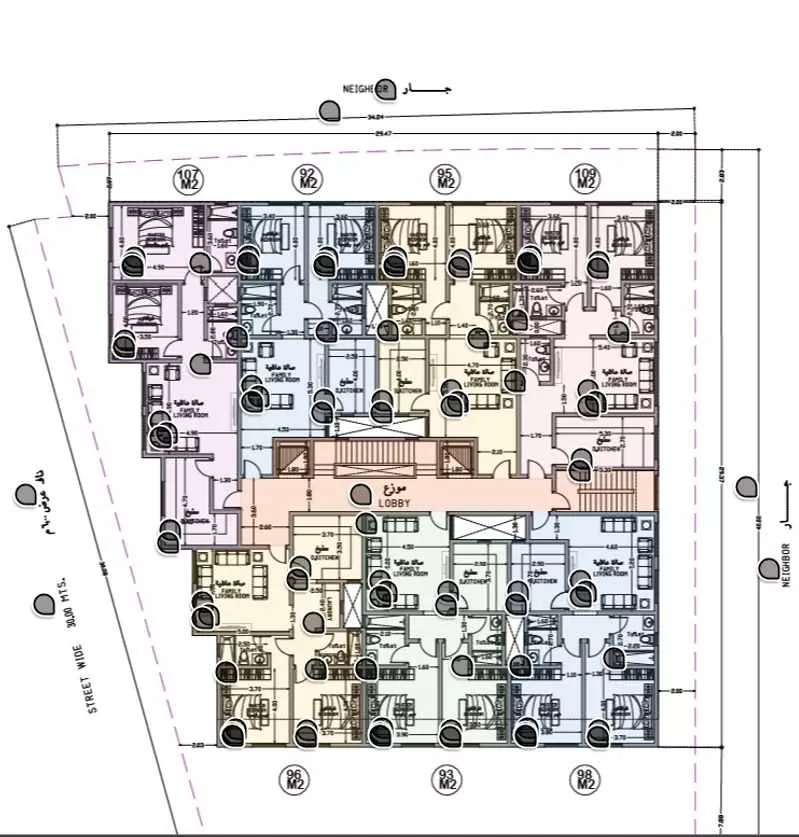 أرض 1227 م² في ميناء الملك عبدالعزيز 2
