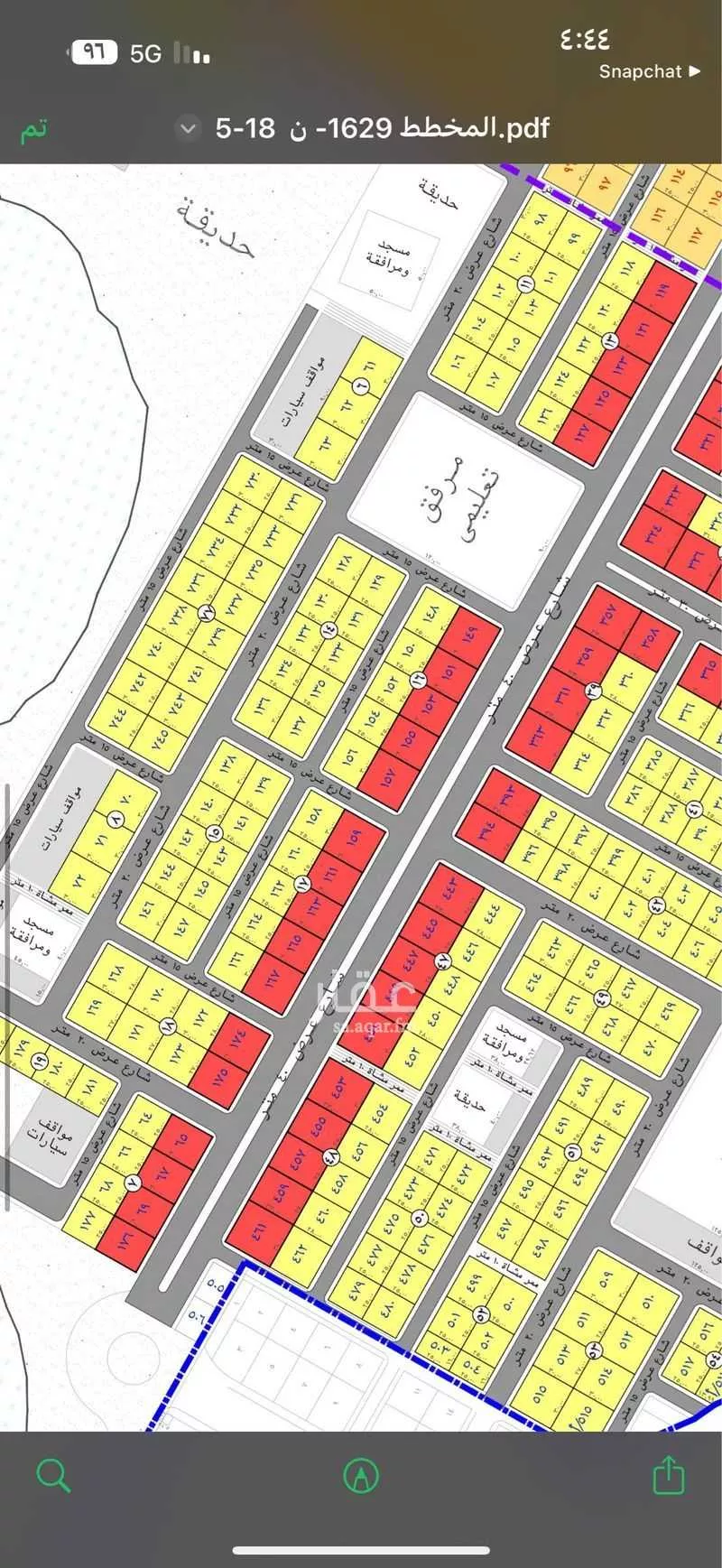 750 sqm land in Al Hazm 2