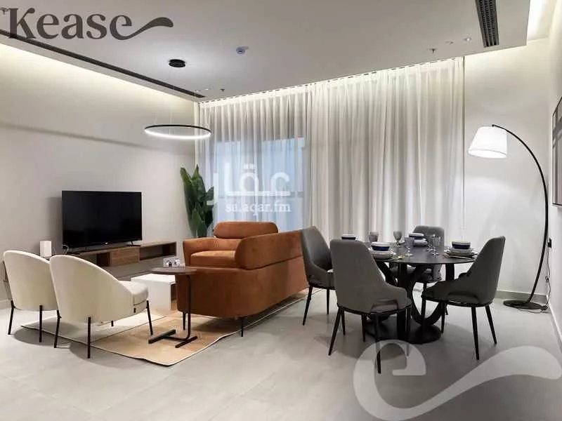 شقة 2 غرف في الملقا 4