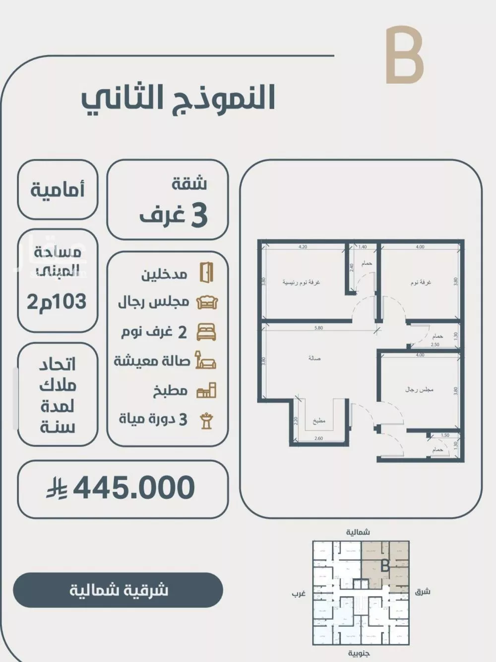 3 bedroom apartment in Al Naeem, Jeddah 9