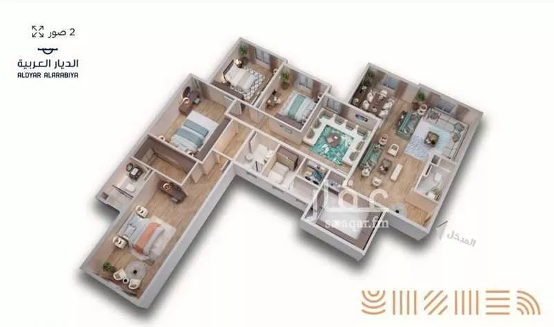 شقة 5 غرف في الحمدانية 2