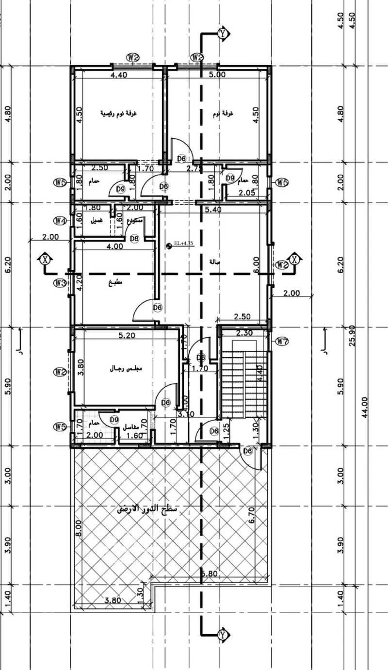 أرض 615 م² في الامواج 4