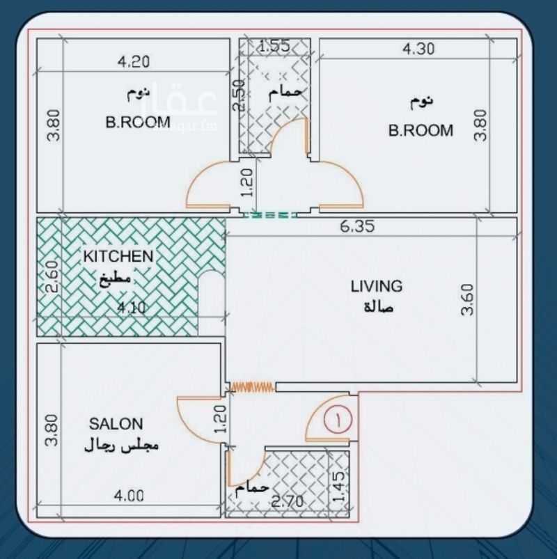 3 bedroom apartment in Al Rehab, Jeddah 11