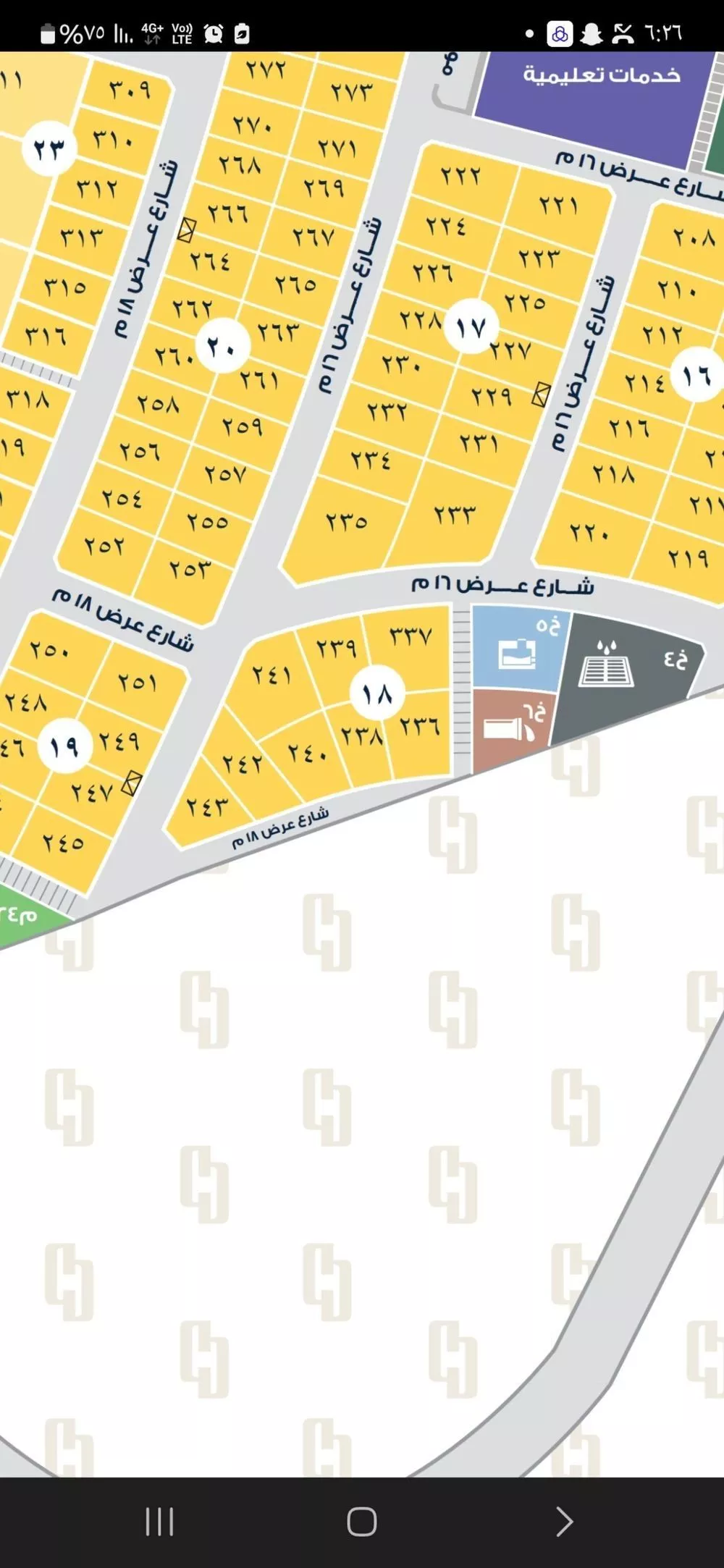 833 sqm land in Al Bahr