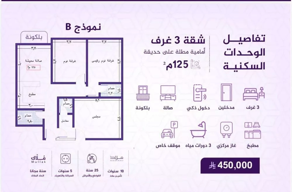 3 bedroom apartment in Al Fayha 1