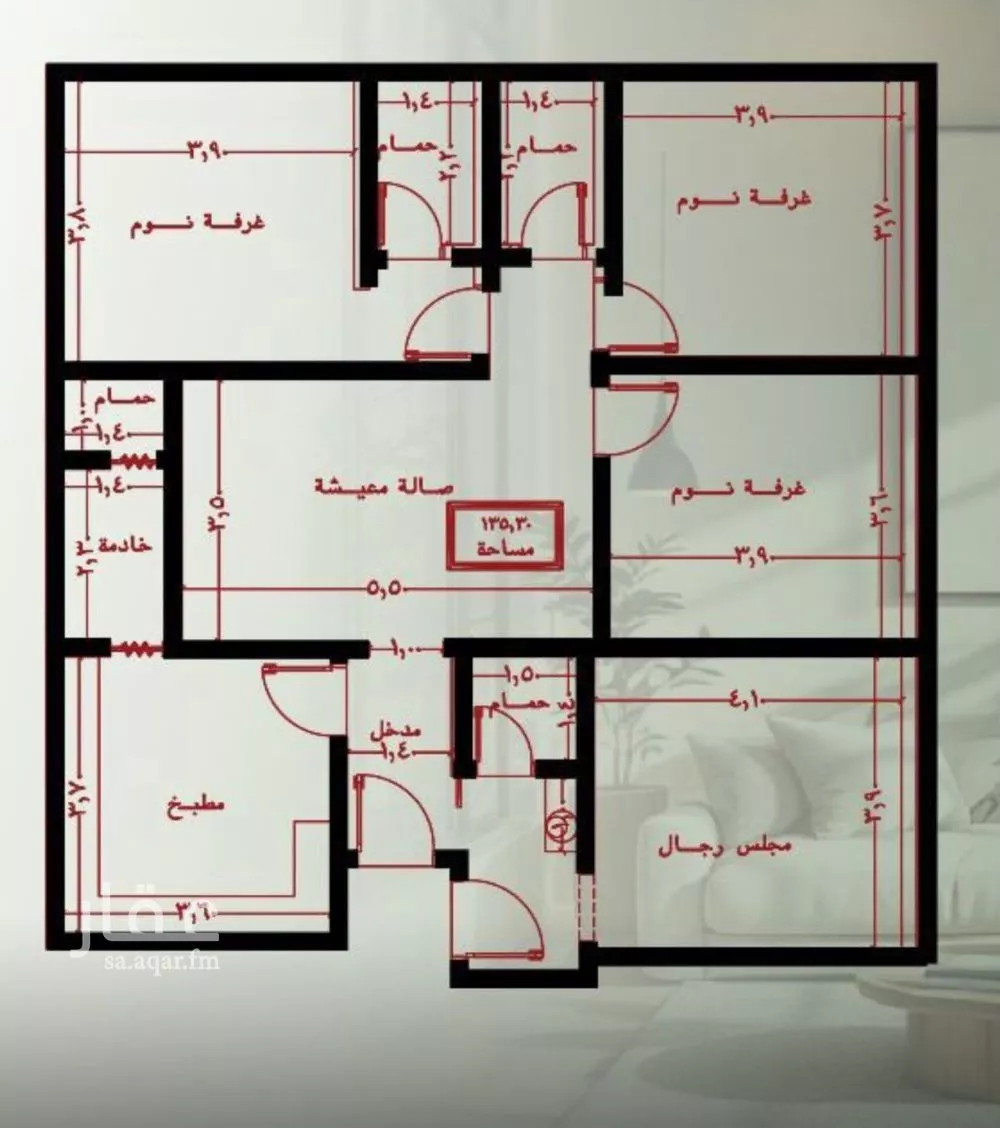 4 bedroom apartment in Al Safa 2