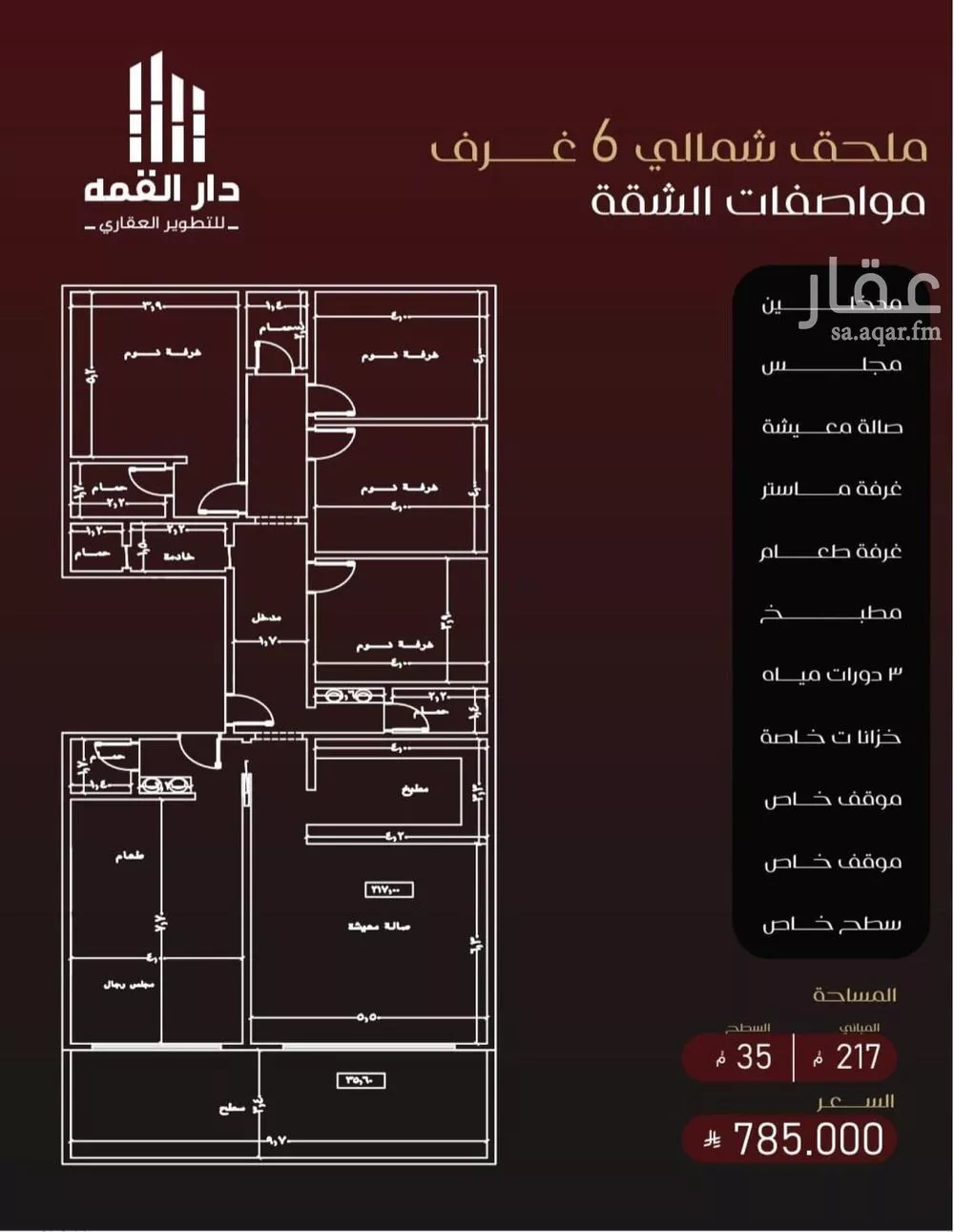 دور 6 غرف في الفيصلية 2