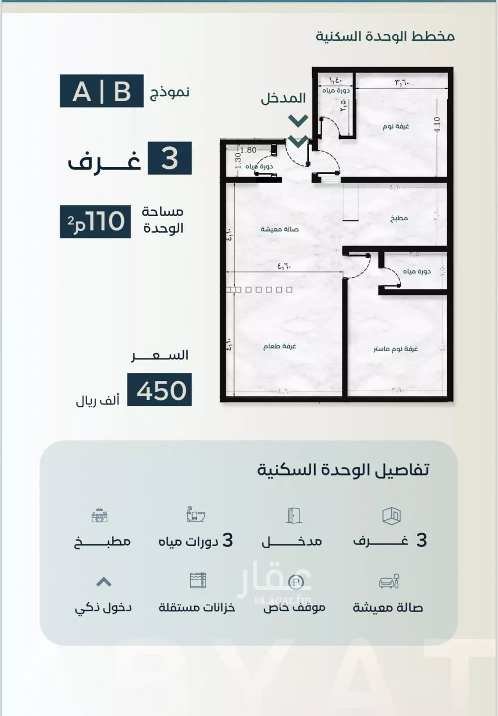 3 bedroom apartment in Al Nahda
