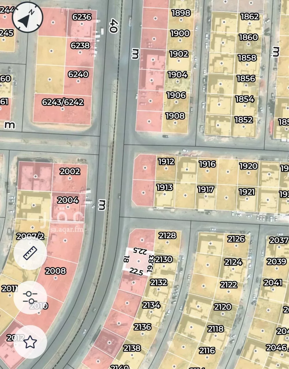 أرض 424 م² في المهدية 2