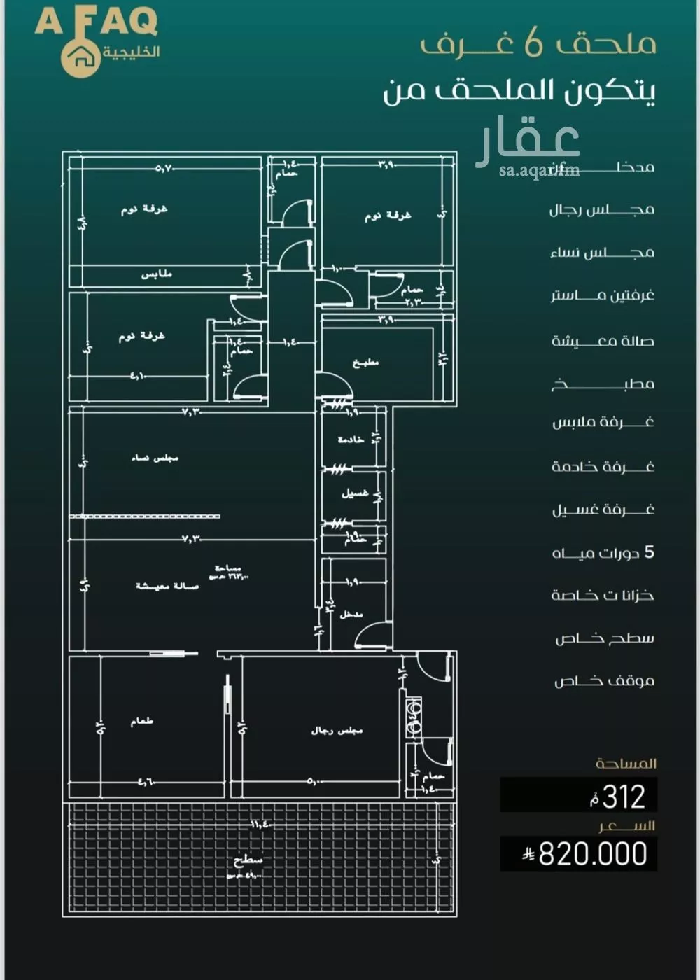 6 bedroom apartment in Al Nuzhah 3