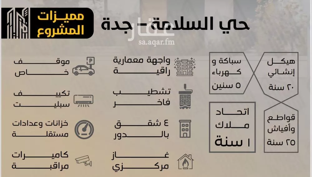 شقة 3 غرف في السلامة 3