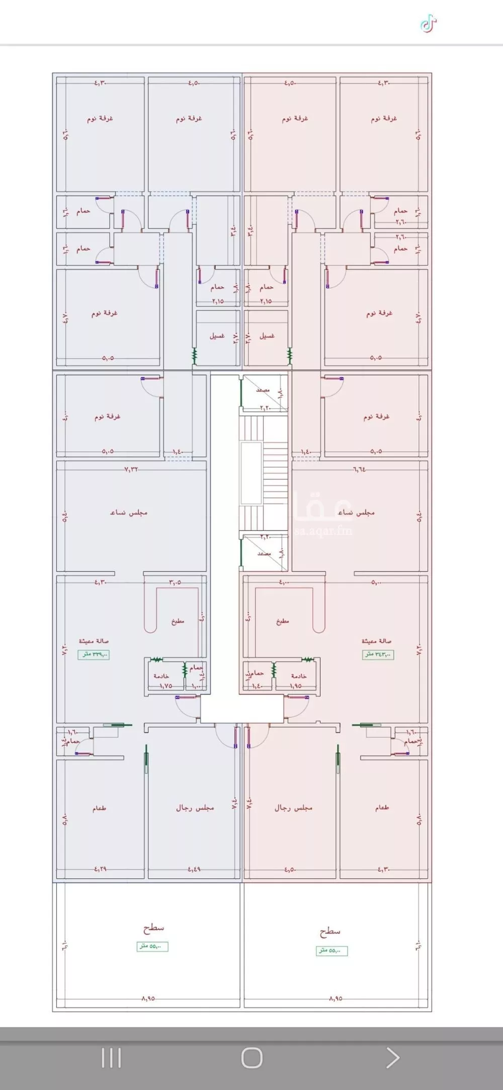 شقة 7 غرف في الجامعة 2