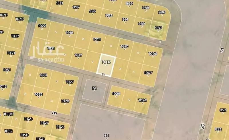 أرض 936 م² في الشرق 2