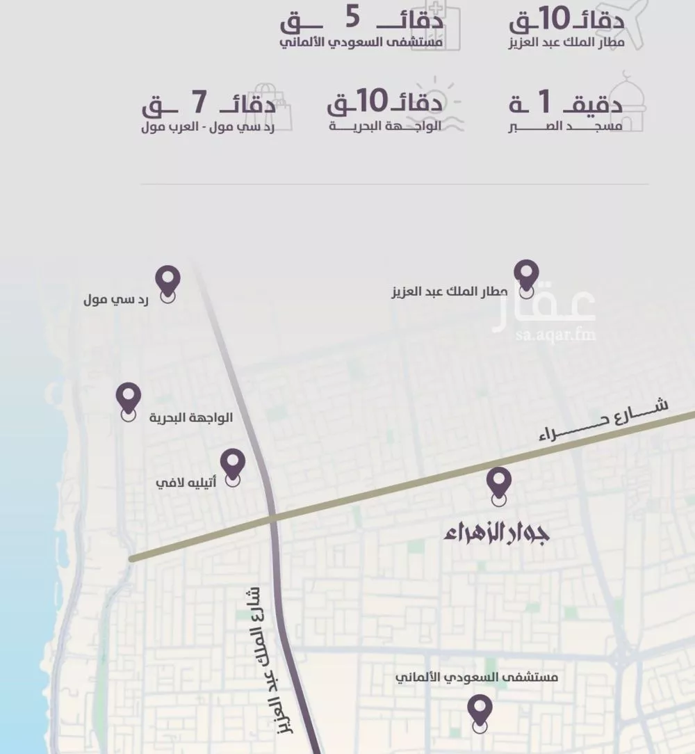 شقة 3 غرف في الزهراء 4