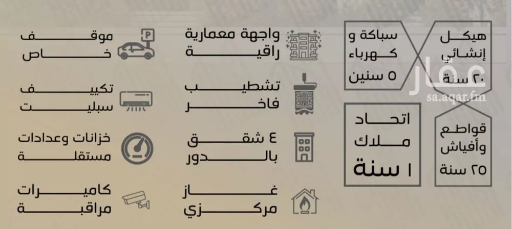 شقة 3 غرف في السلامة 4