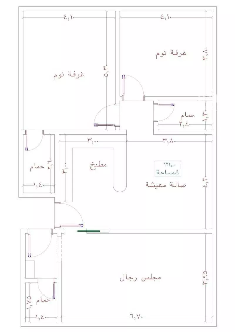 شقة 2 غرف في الصوارى 1