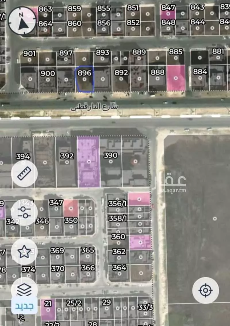 أرض 875 م² في الشراع 5
