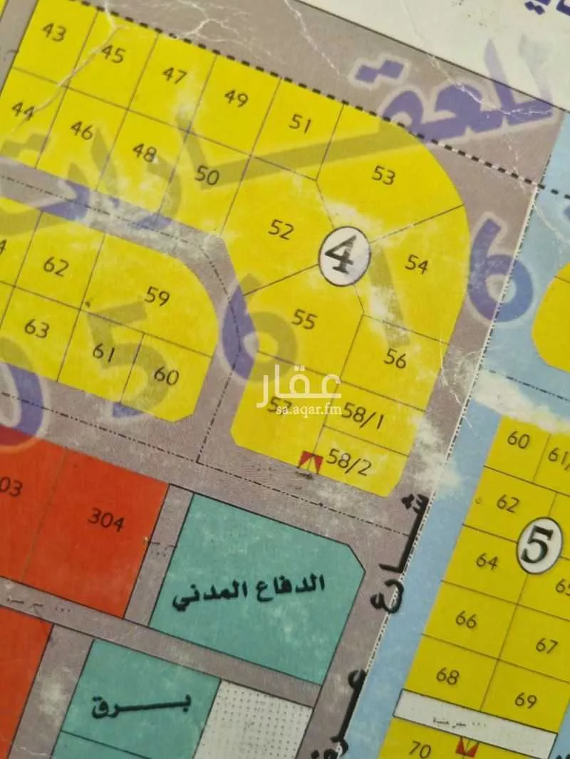 أرض 1222 م² في الامواج