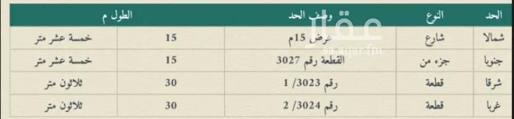 أرض 450 م² في النرجس 4