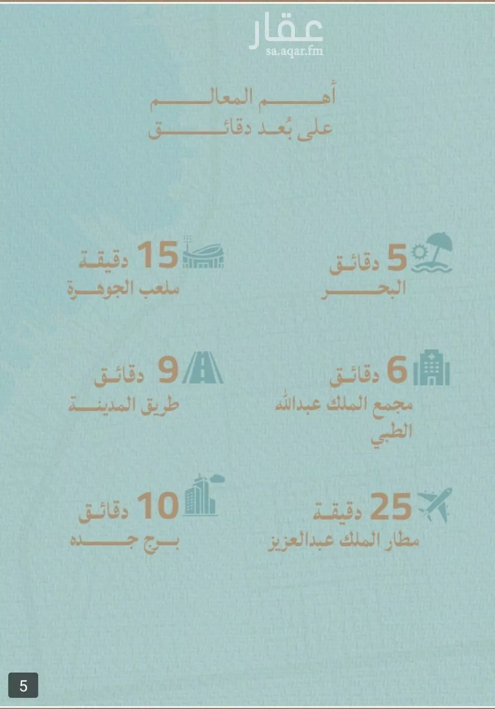 شقة 5 غرف في الياقوت 5