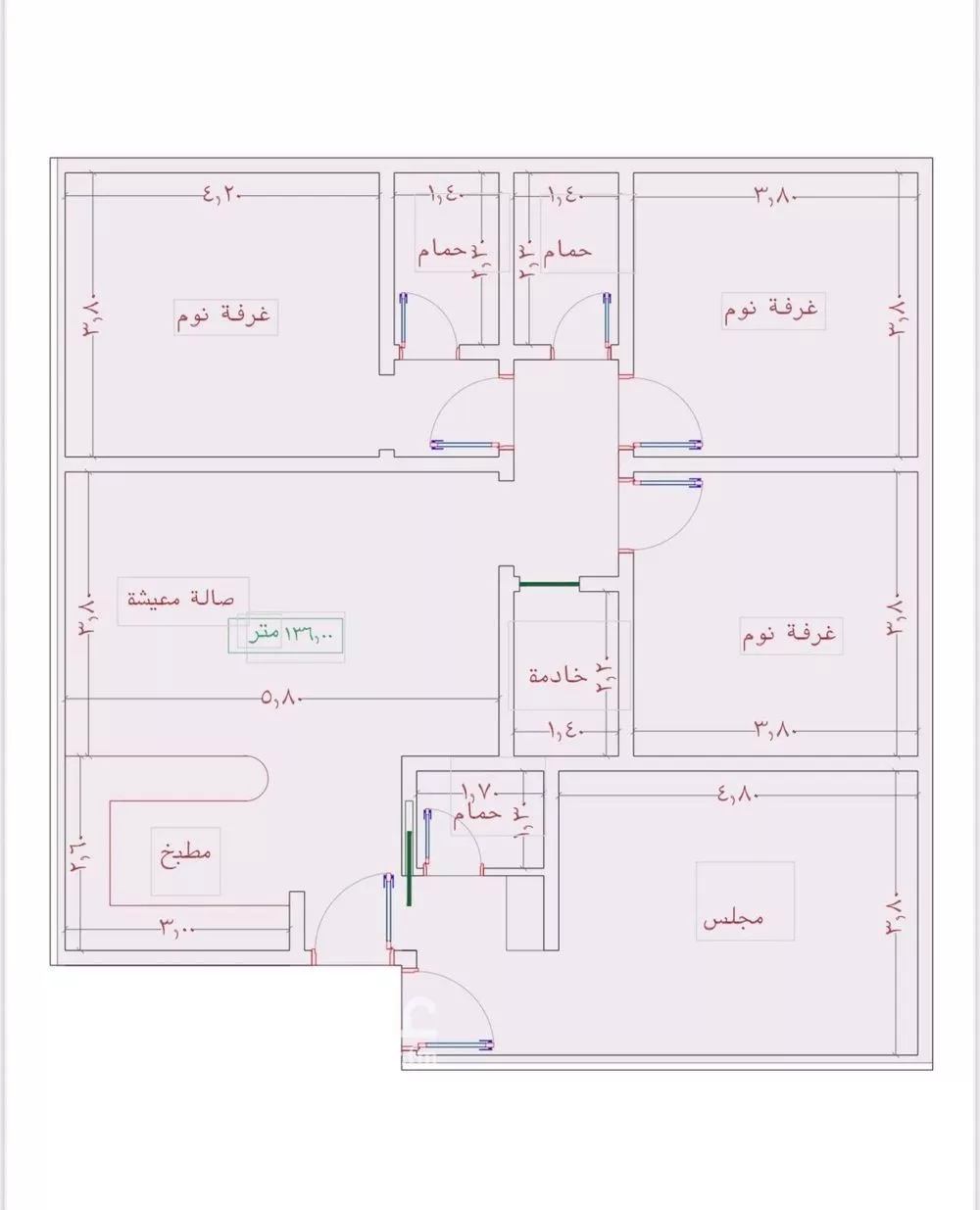 4 bedroom apartment in Al Wahah