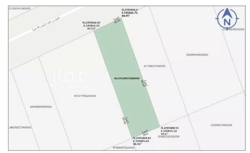 418 sqm land in Al Sahluj