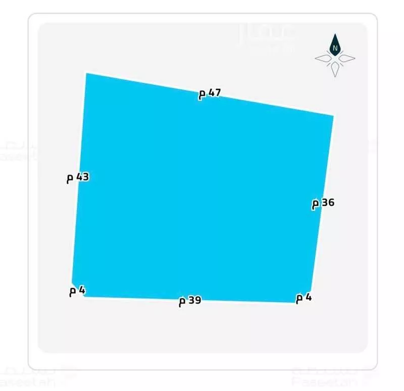 2833 sqm land in Al Baraka 3