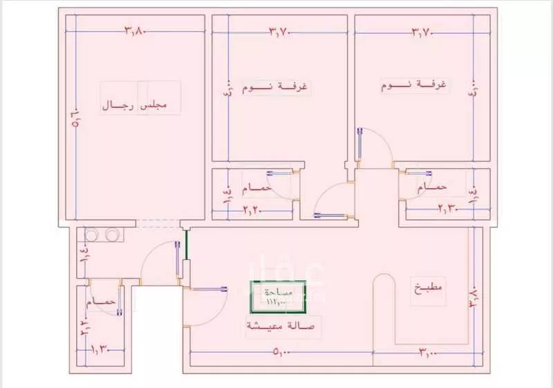 شقة 3 غرف في الصوارى 3